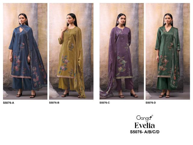 Ganga evelia 5076 buy dress material wholesale online